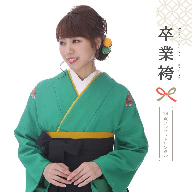袴を着たモデル画像